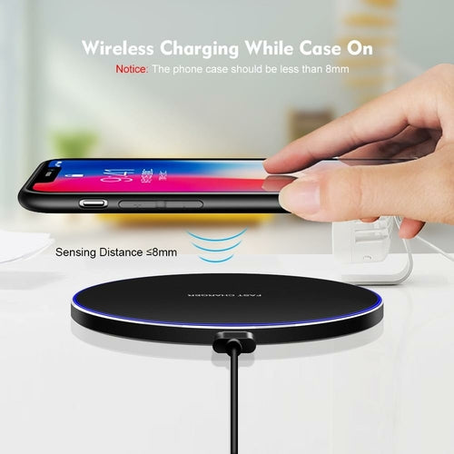 chargeur sans fil rapide 30w-compatible iphone / samsung & dragonw9